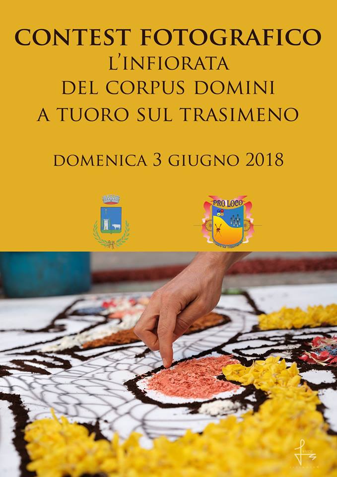 Infiorata Corpus Domini 2018, Tuoro sul Trasimeno, locandina